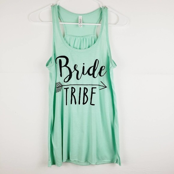 Bella Canvas Mint Bride Tribe Tank Size Small - Picture 2 of 5